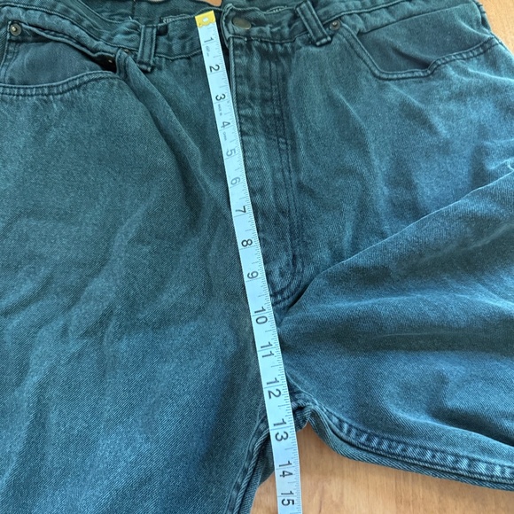 Stefano Green Denim Jeans 36X34 Straight Leg - Picture 5 of 14